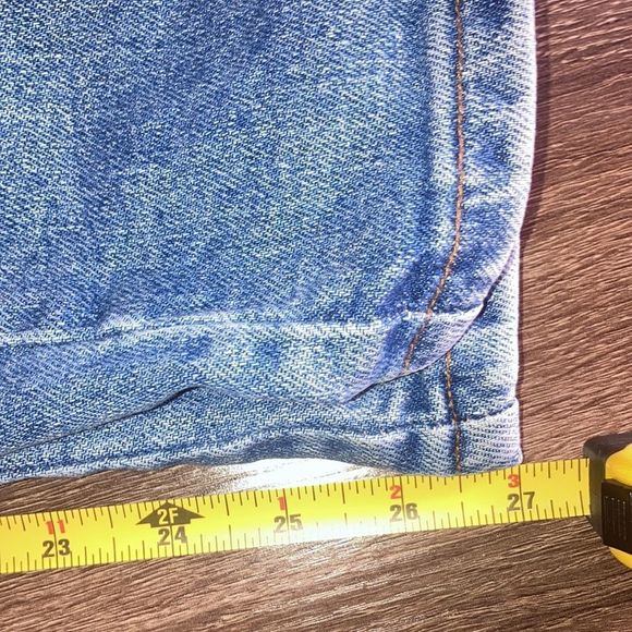 Vintage 1970 Womens French Dressing Mom Light Blue Jeans size 6P - Picture 7 of 13